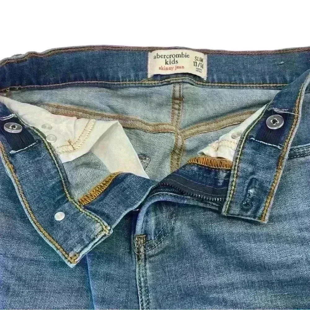 Abercrombie Kids Skinny Jeans Size 13/14 Slim - Picture 5 of 5